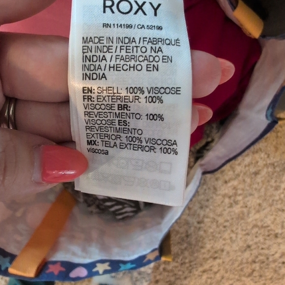 Women's Roxy Final Days Strappy Top Peach Color Lightweight Size Large - Picture 8 of 8